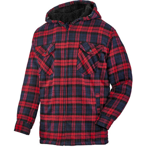 teXXor Thermohemd WILLISTON rot/blau 4360 Größe L