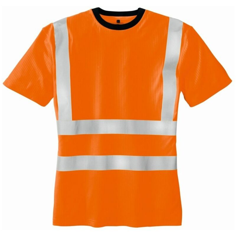 Texxor Warnschutz-T-Shirt hooge, leuchtorange, Gr. xl