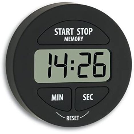 TFA 1-Time Timer digitale da cucina nero