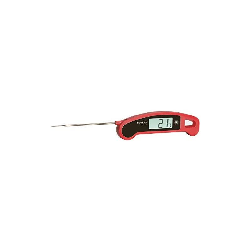 Image of TFA Dostmann Thermo Jack Gourmet - Termometro professionale da cucina, pieghevole, misurazione rapida e precisa, rivestimento antibatterico,