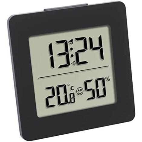 HERTER TFA Digitales Thermo-Hygrometer 30.5038.01, schwarz