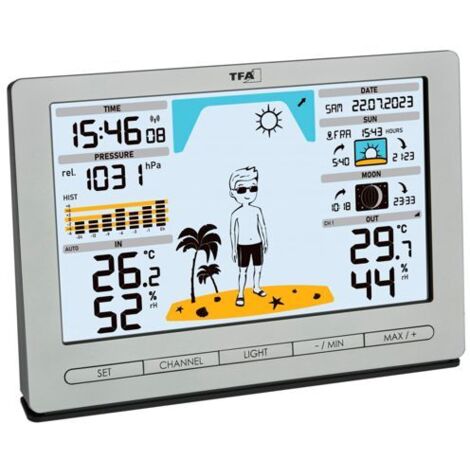 TFA 35.1097.54 silber METEO JACK Funk-Wetterstation