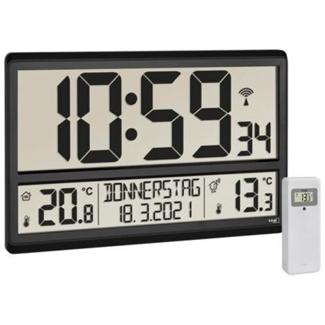 TFA 60.4521.01 Funkuhr mit Außen- und Innentemperatur