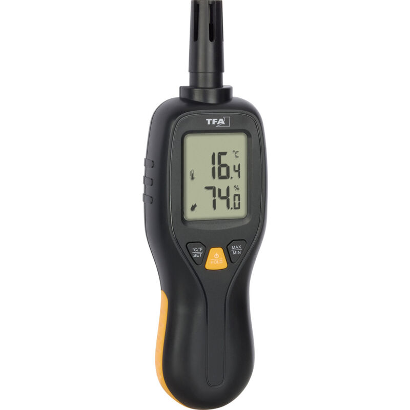 Image of TFA Digitales Profi-Thermo-Hygrometer, schwarz