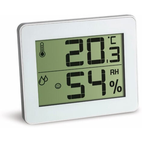 TFA Digitales Thermo-Hygrometer 30.5027.02, weiß