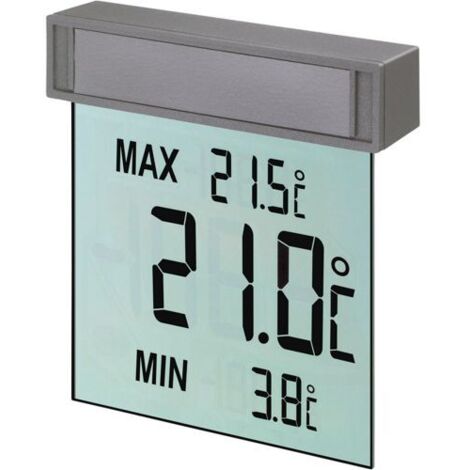 TFA Dostmann 30.1025 Fenster-Thermometer Silber 30.1025