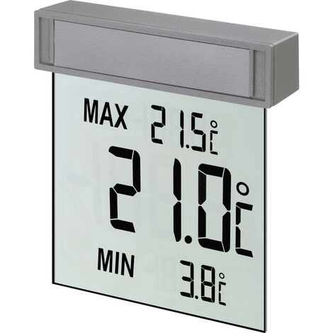 TFA Dostmann 30.1025 Fenster-Thermometer Silber X18729