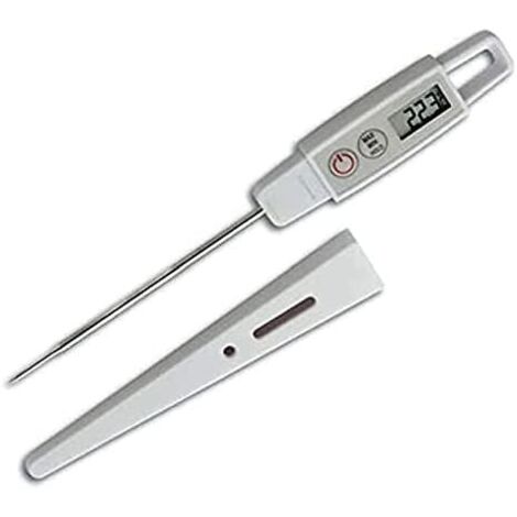 TFA Dostmann 30.1040.K - Termómetro de cocina calibrado (ISO), apagado automático según HACCP y EN 13485, apagado automático