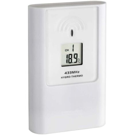 TFA Dostmann 30.3211.02 Thermo-Hygro-Sender 30.3211 für 35.1135 Sensore per temperatura e umidità Radio a 433 MHz