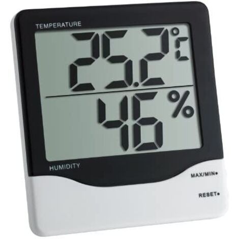 TFA Dostmann 30.5002 Estación Meteorológica Negro Blanco