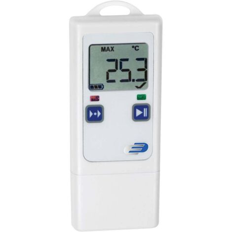 TFA Dostmann 31.1065.02 Datenlogger für Temperatur und externen Sensor LOG40 Enregistreur de données de température étalonné (ISO) Valeur de mesu V518413