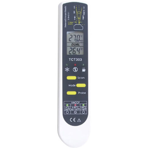TFA Dostmann 31.1119.K Infrarothermometer und Einstichthermometer (HACCP)   Optik 2:1 -55 - +250 °C