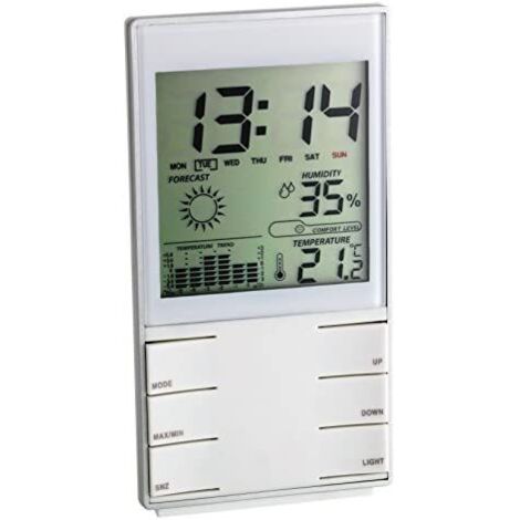 TFA Dostmann 35.1102.02 - Digitale Wetterstation, Farbe white