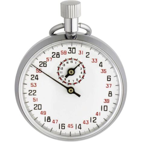 TFA Dostmann 38.1021 Chronomètre analogique argent