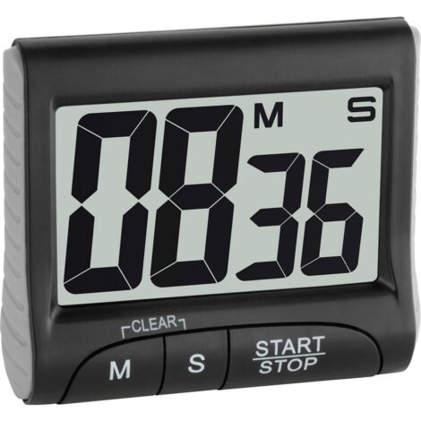 TFA Dostmann 38.2021.01 Minuteur noir numérique S537211