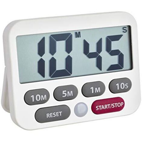 TFA Dostmann 38.2038.02 Timer Bianco digitale