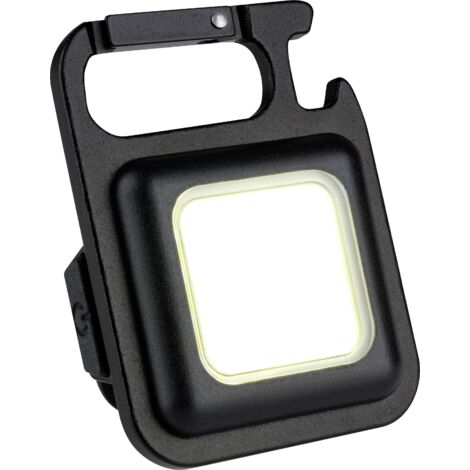 TFA Dostmann 43.2040.01 COB Mini Arbeitsleuchte LED Lampe de travail, Lampe de camping, Lampe porte-clés, Mini lampe de