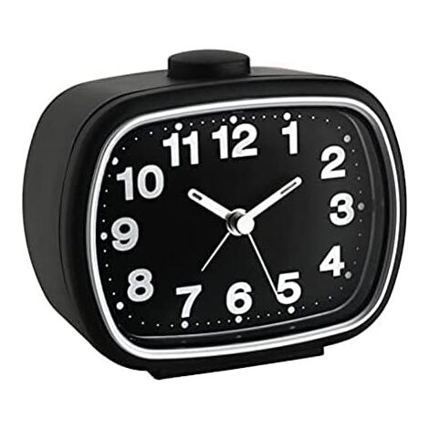 TFA-Dostmann 60.1017.01 despertador Reloj despertador analógico Negro, Blanco