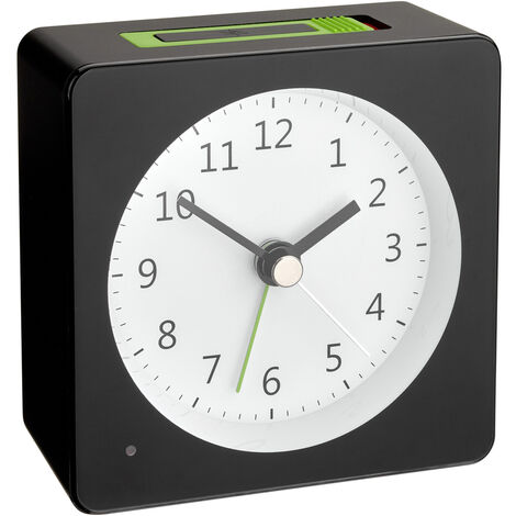 TFA Dostmann 60.1031.01 Quarz Wecker Schwarz Alarmzeiten 1