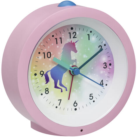 TFA Dostmann 60.1033.12 Quarz Wecker Rosa Leisegang-Uhrwerk