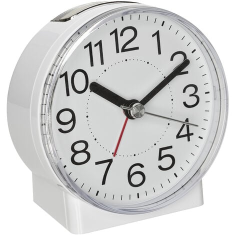 TFA Dostmann 60.1037.02 Quarz Wecker Weiß Alarmzeiten 1