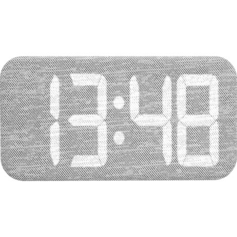 TFA Dostmann 60.2042.02 Quarz Wecker Weiß, Grau Alarmzeiten 3  Großes Display