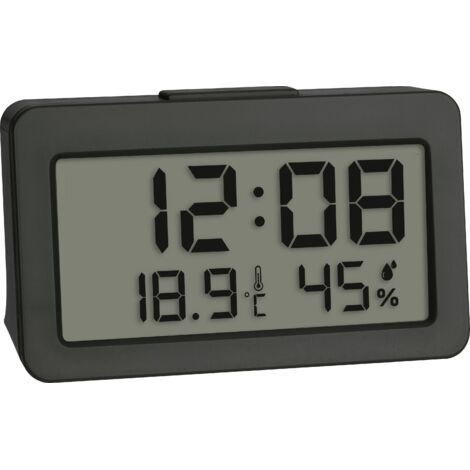 TFA Dostmann 60.2045.10 à quartz Réveil gris Heures de réveil 1 W285303
