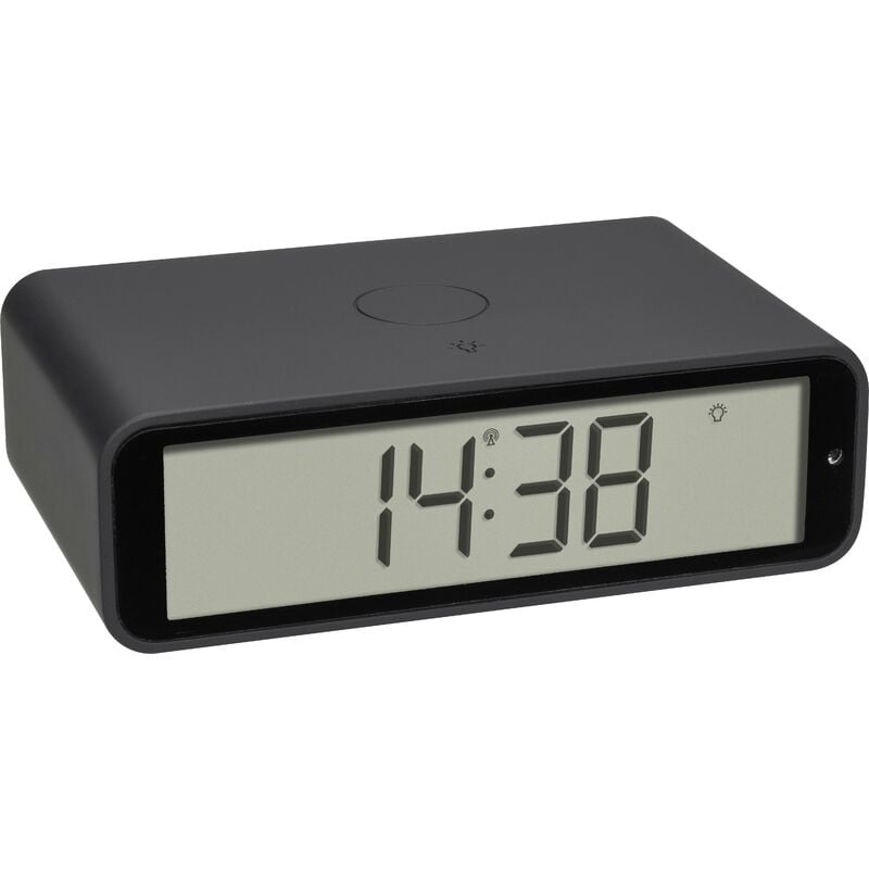 TFA - Dostmann 60.2560.10 radiopiloté(e) Réveil anthracite Heures de réveil 1 W428392