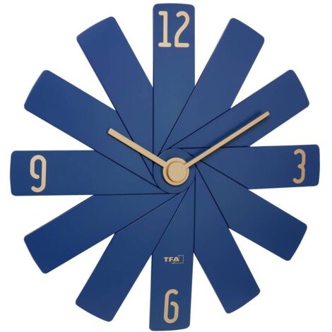TFA Dostmann 60.3020.06 Orologio da Parete Blu Notte