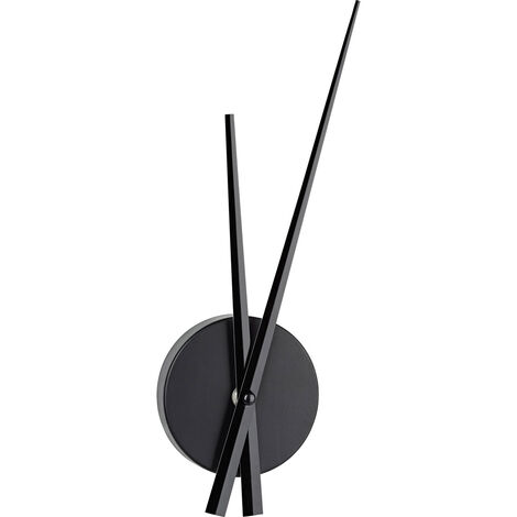TFA Dostmann 60.3036.01 Quarz Wanduhr 50 cm x 96 mm x 310 mm x 33 mm Schwarz