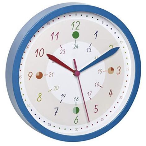 TFA Dostmann 60.3058.06.90 Quarzo Orologio da parete 308 mm x 44 mm Blu