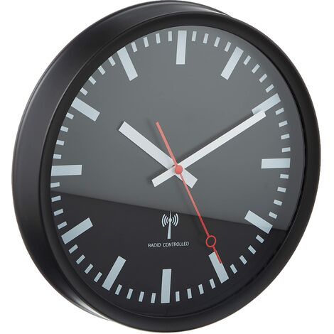 TFA Dostmann 60.3513 - Orologio da Parete radiocontrollato (Nero)