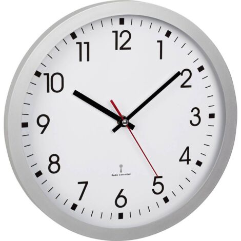TFA-Dostmann 60.3522.02 Orologio da parete argento 30 cm