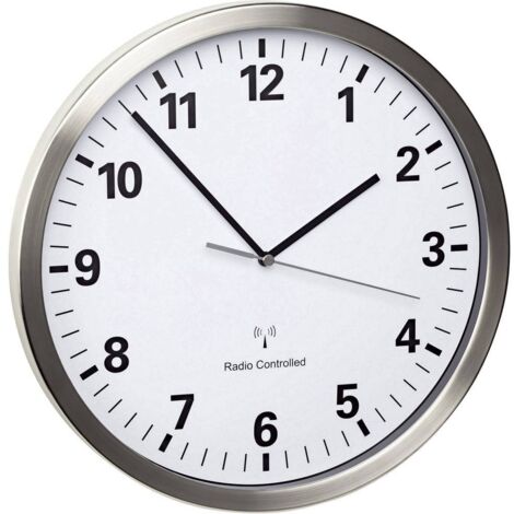 TFA-Dostmann 60.3523.02 Orologio da Parete Argento Bianco