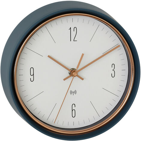 TFA Dostmann 60.3547.20 Funk Wanduhr 22.3 cm x 7 cm Petrol, Grün