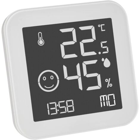 TFA Dostmann BLACK & WHITE Termoigrometro Bianco 30.5054.02