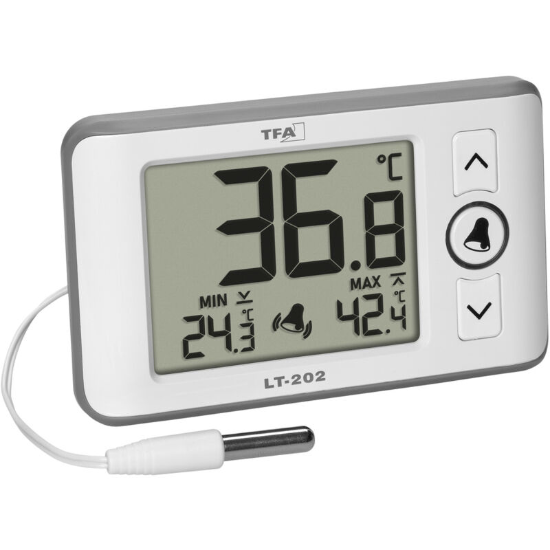 Image of Digitales Profi-Thermometer mit Kabelfühler lt 202 Thermometer Weiß 30.1052.02 - Tfa Dostmann