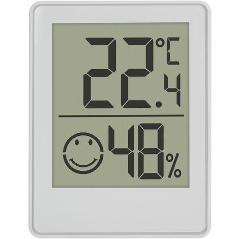 TFA Dostmann Digitales Thermo-Hygrometer Thermo-/Hygrometer Weiß 30.5039.02