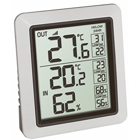TFA Dostmann Funk-Thermometer INFO Thermomètre radiopiloté 30.3065.02 R009221