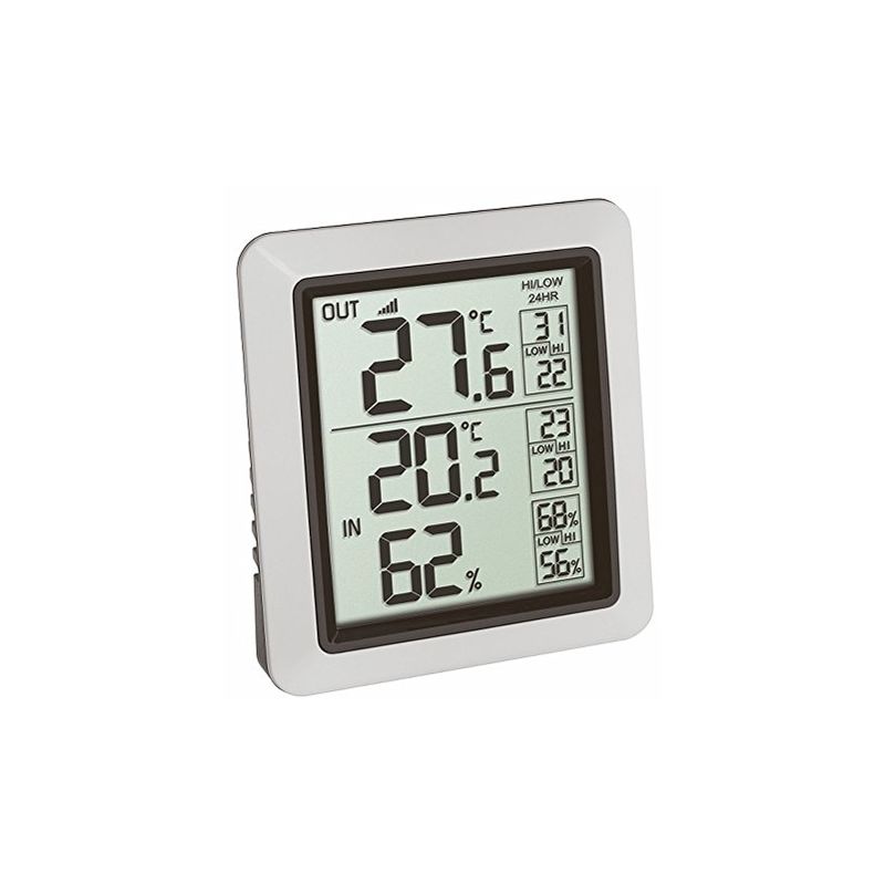 Tfa Dostmann - tfa-dostmann 30.3065.02 info thermomètre sans fil avec émetteur extérieur chat blanc