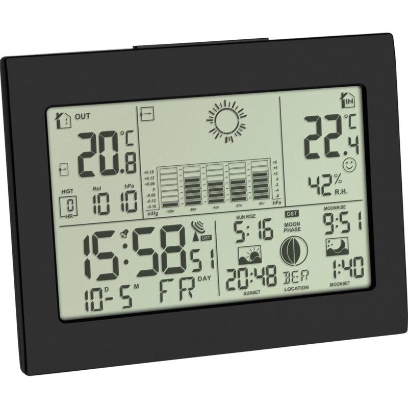 Horizon 35.1155.01 Stazione meteo digitale senza fili Numero di sensori max. 3 - Tfa Dostmann