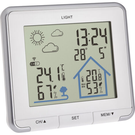 TFA Dostmann LIFE 35.1153.02 Funk-Wetterstation Vorhersage für 12 bis 24 Stunden Anzahl Sensoren max