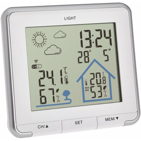 TFA Dostmann LIFE 35.1153.02 Stazione meteo digitale senza fili Previsione per 12 - 24 ore Numero di sensori max. 3