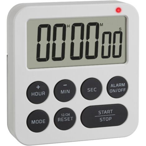 TFA DOSTMANN MINUTEUR BLANC NUMÉRIQUE 38.2051.02