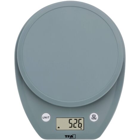 TFA Dostmann MOCHI Balance de cuisine numérique Plage de pesée (max.)=5000 g turquoise 160 x 200 x 29