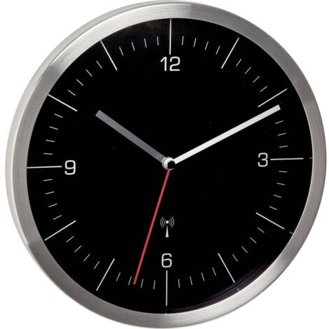 Tfa-Dostmann Modello Elegance Orologio da Parete Argento 24,5 cm