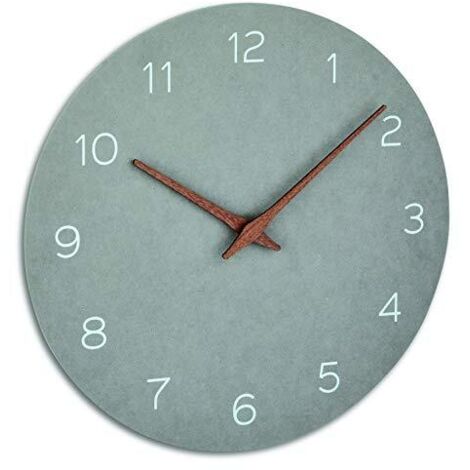 TFA Dostmann Orologio da Parete Analogico Grigio Cemento