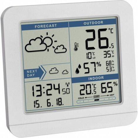 TFA Dostmann Sky 35.1152.02 Station météo radiopilotée Prévisions météorologiques 2 jours Nombre de capteurs max. 1 pc(