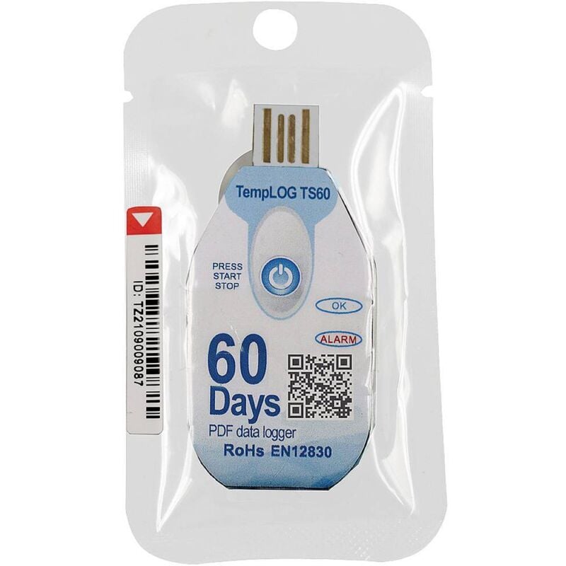 Dostmann templog enregistreur de données de température valeur de mesure température -30 à 60 °c enregistreur de données jet - TFA