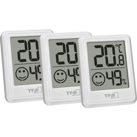 TFA Dostmann  Thermo-/Hygrometer Weiß 30.5060.02.03